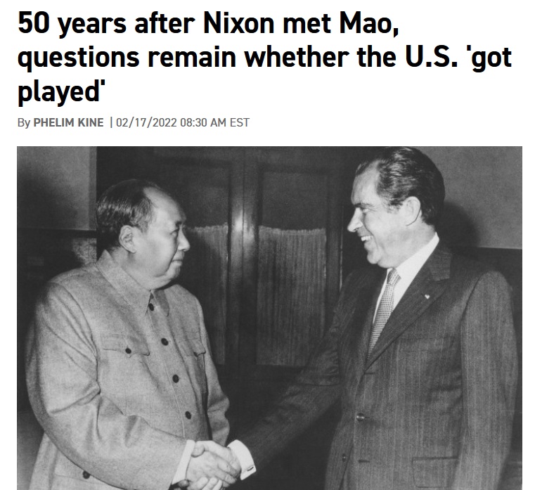 从庄则栋到谷爱凌--尼克松访华50年 （上）